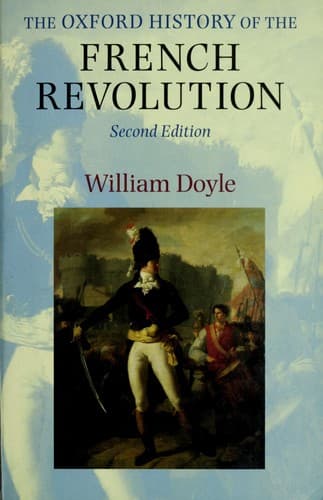 Cover of the 2002 second edition of The Oxford History of the French Revolution by William Doyle